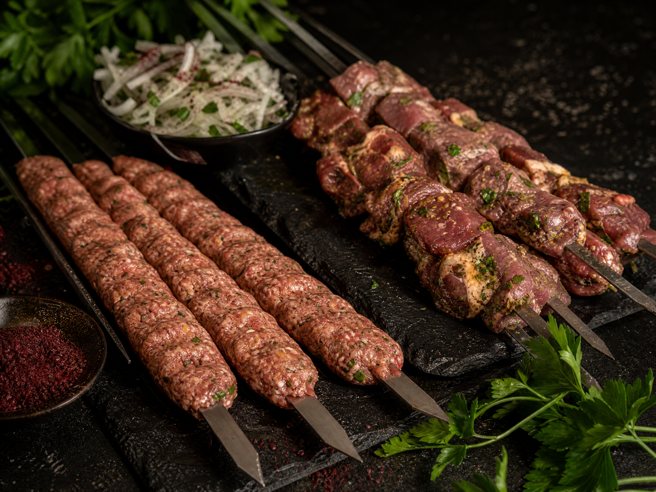 Kabob meats