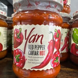 Yan Red Pepper Caviar Hot 9 oz (255 g)